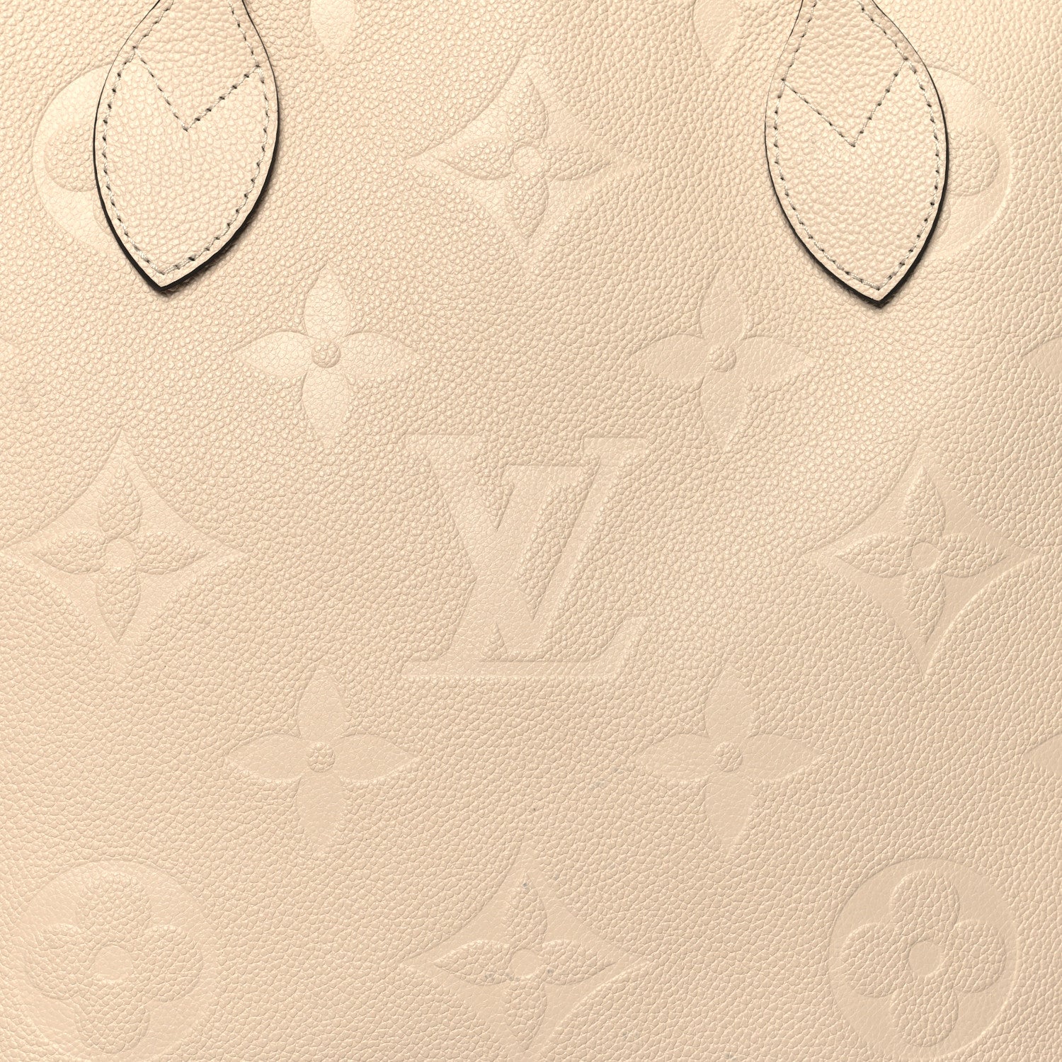 Louis Vuitton Empreinte Monogram Giant Neverfull MM Cream 8 of 10