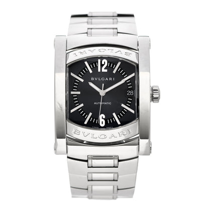 Bulgari Stainless Steel 35mm Assioma Automatic Watch Black 1 of 4