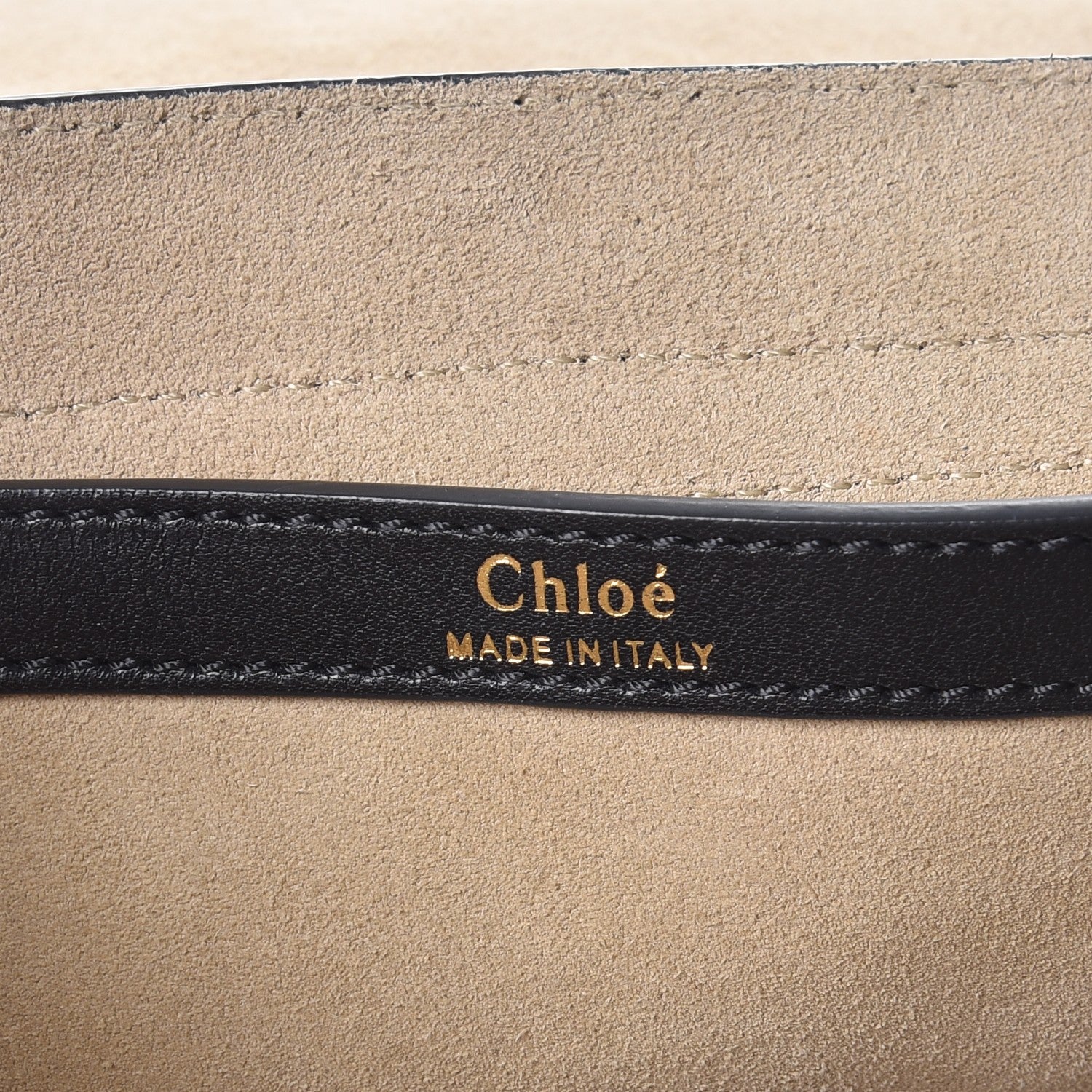 Chloe Calfskin Perforated Medium Hudson Double Carry Shoulder Bag Black 6 of 8
