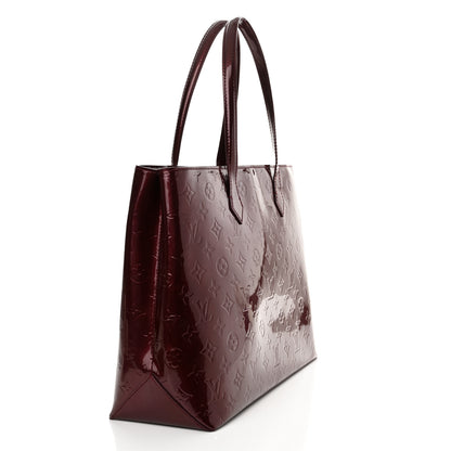 Louis Vuitton Vernis Wilshire MM Rouge Fauviste 3 of 12