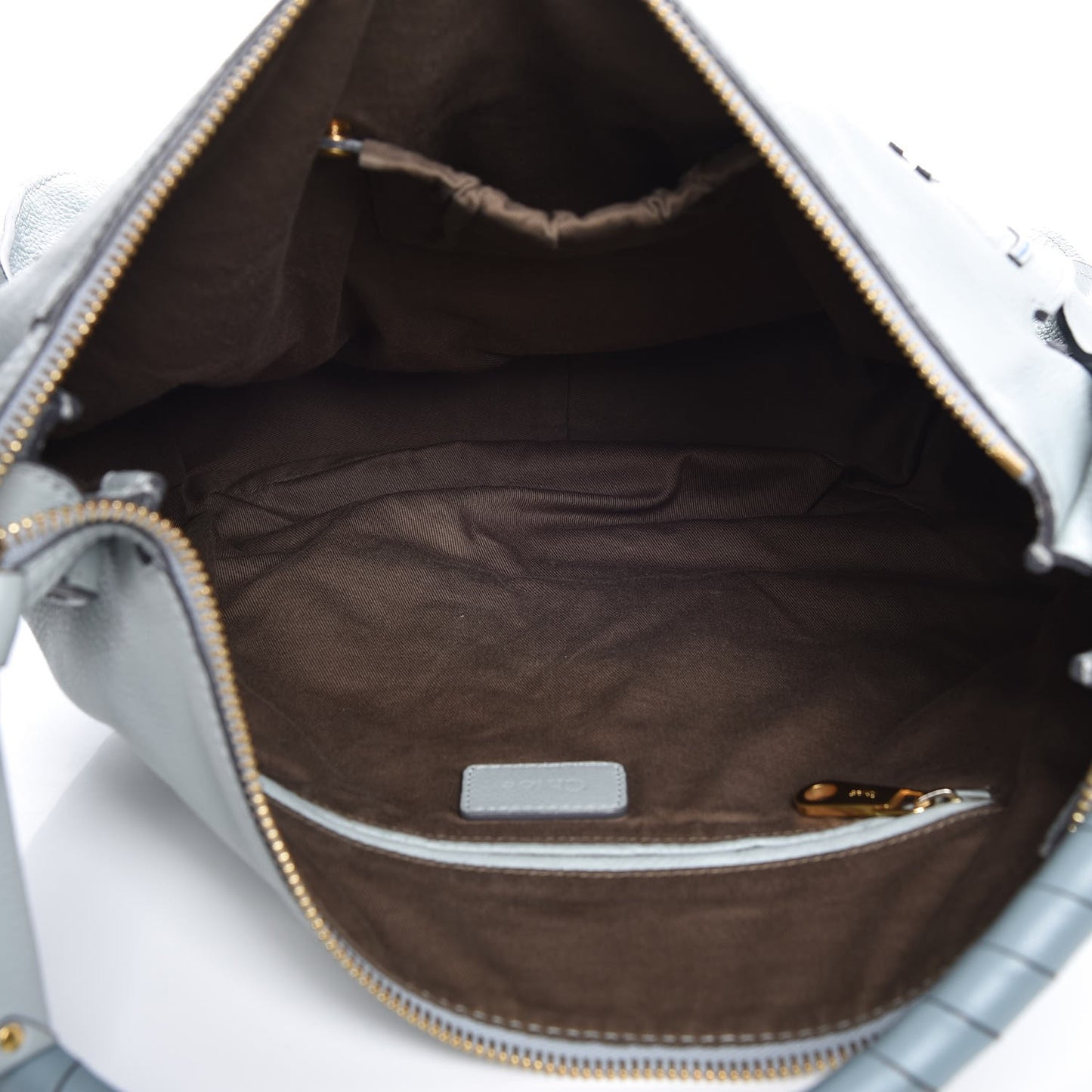 Calfskin Large Marcie Hobo Icy Blue