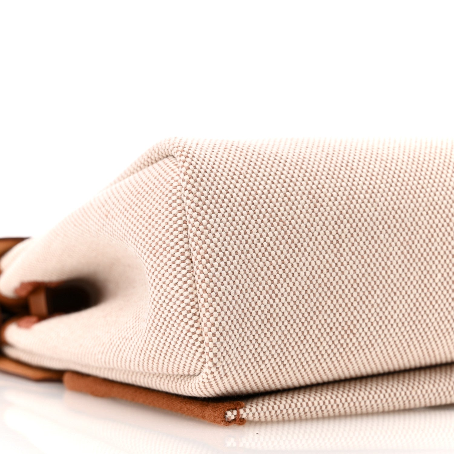 Hermes Military Toile Vache Hunter Herbag Zip Retourne 20 Ecru Beige Fauve 8 of 10