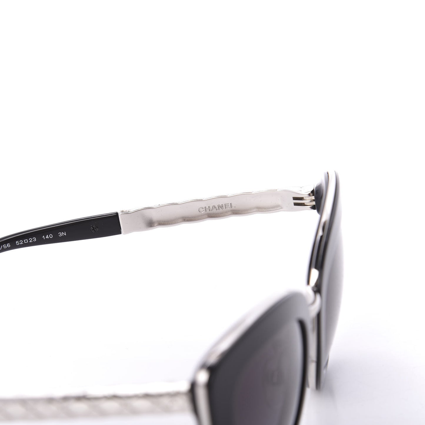 Cat Eye Quilted Sunglasses 5388 Black