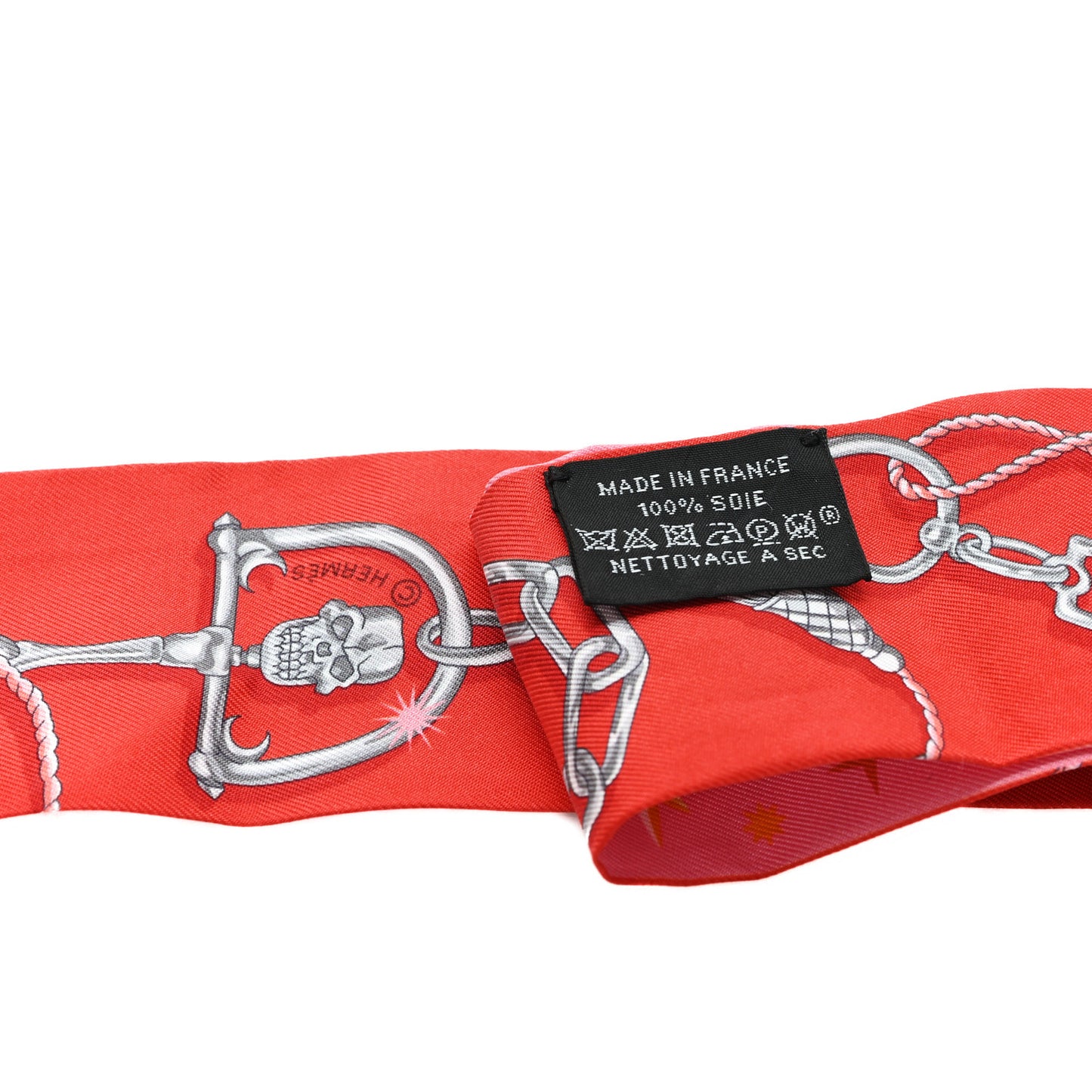 Silk C'est la Fete Twilly Rose Bonbon Orange