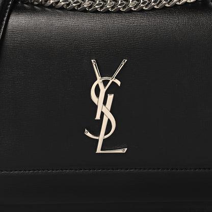 Saint Laurent Calfskin Medium Monogram Sunset Black 9 of 12