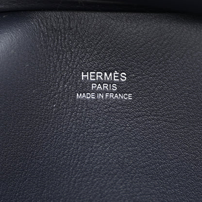 Hermes Swift Zigzag Mini Jypsiere Caban White Deep Blue 6 of 11