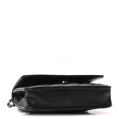 Chanel Caviar Quilted Wallet on Chain WOC Black 4 of 10