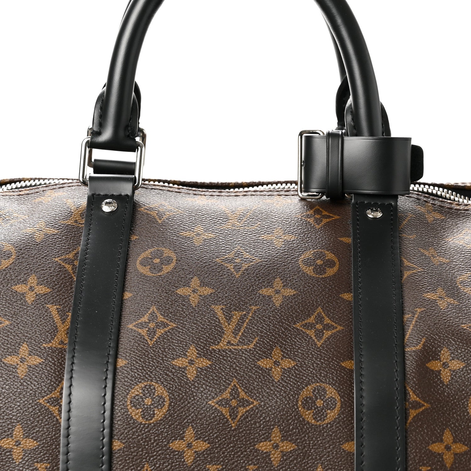 Louis Vuitton Monogram Macassar Keepall Bandouliere 55 8 of 11