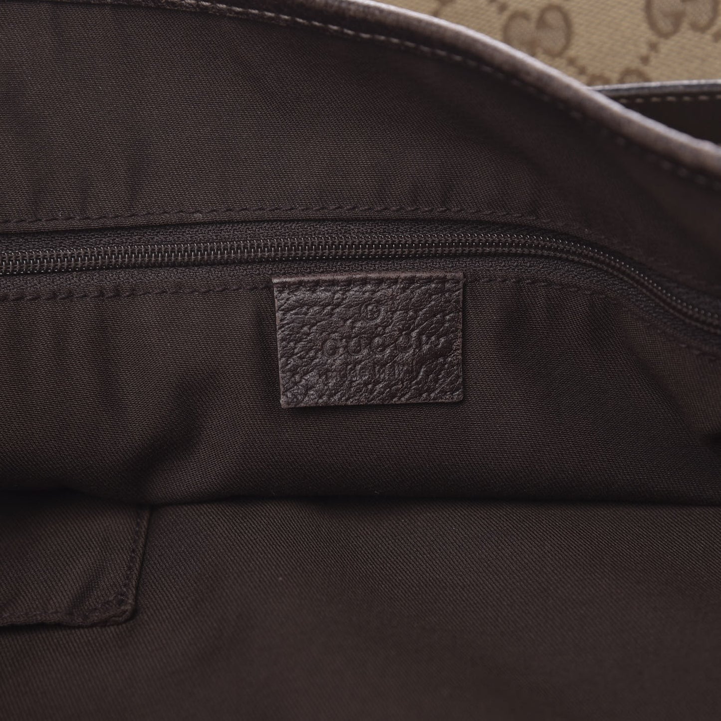 Monogram Medium Abbey Shoulder Bag Dark Brown