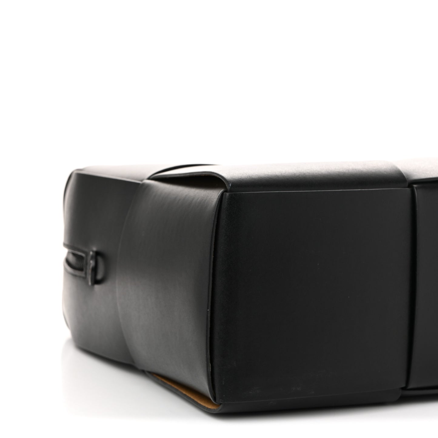 Calfskin Maxi Intrecciato Arco Briefcase Black