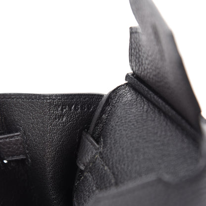 Hermes Togo Birkin 25 Black 9 of 11