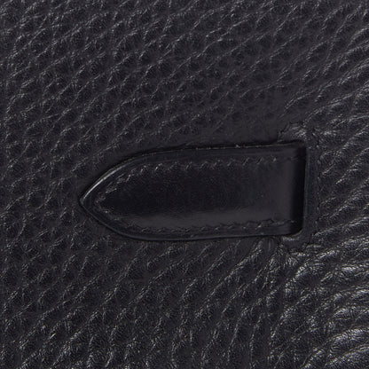 Hermes Taurillon Clemence Birkin 35 Black 8 of 31