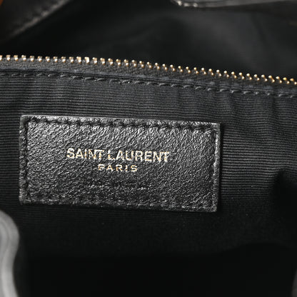 Saint Laurent Lambskin Matelasse Monogram Joe Backpack Black 6 of 10
