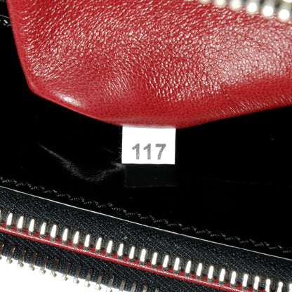 Prada Spazzolato Double Zip Medium Tote Nero Black 7 of 9