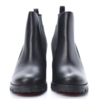 Christian Louboutin Calfskin Marchacroche 70 Chelsea Boots 40.5 Black 2 of 8