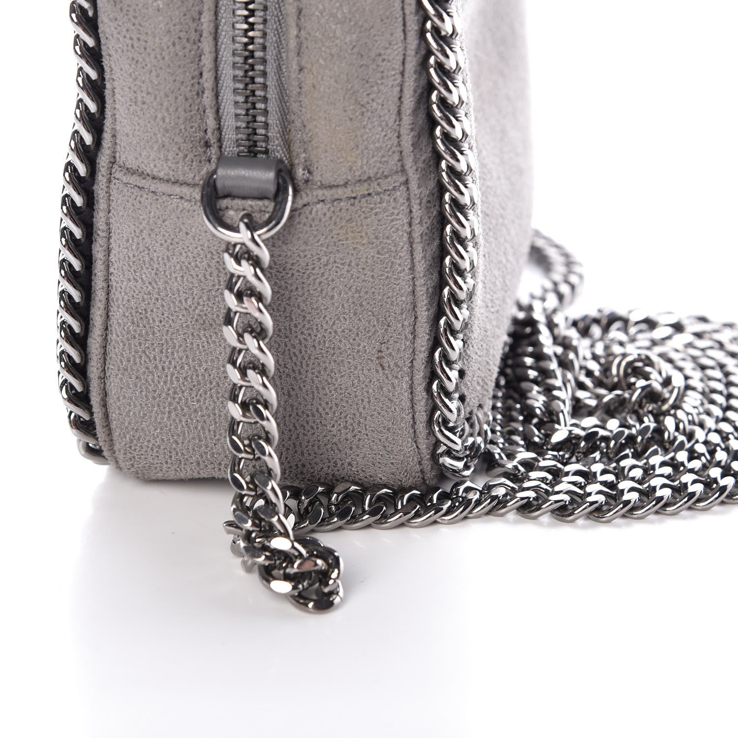 Stella McCartney Shaggy Deer Falabella Crossbody Camera Bag Light Grey 12 of 16