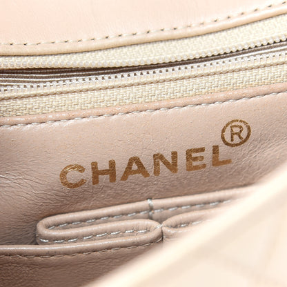 Chanel Lambskin Quilted Mini Square Flap Beige 5 of 9