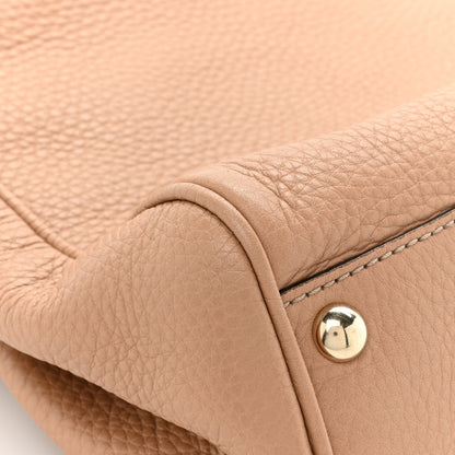 Gucci Calfskin Small Bamboo Shopper Tote Camelia 17 of 18