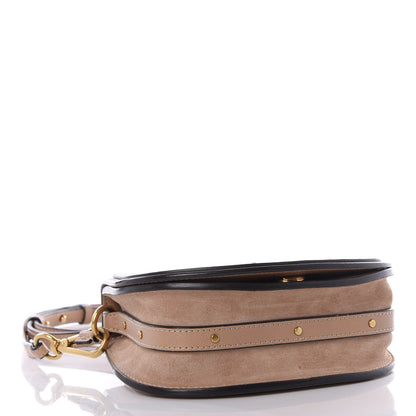 Chloe Calfskin Suede Small Nile Bracelet Bag Biscotti Beige 3 of 8