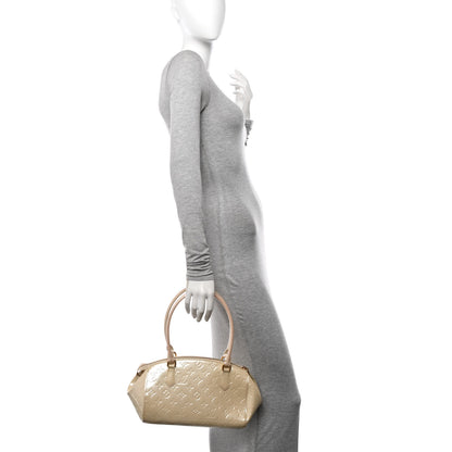 Louis Vuitton Vernis Sherwood PM Blanc Corail 2 of 17