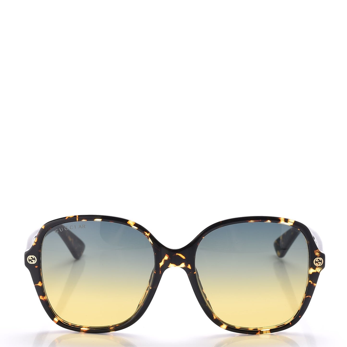 Acetate Rounded Square GG0092S Sunglasses Havana