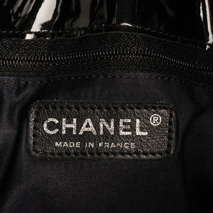 Chanel Patent Crystal Strass Bonbons Tote Black 6 of 7
