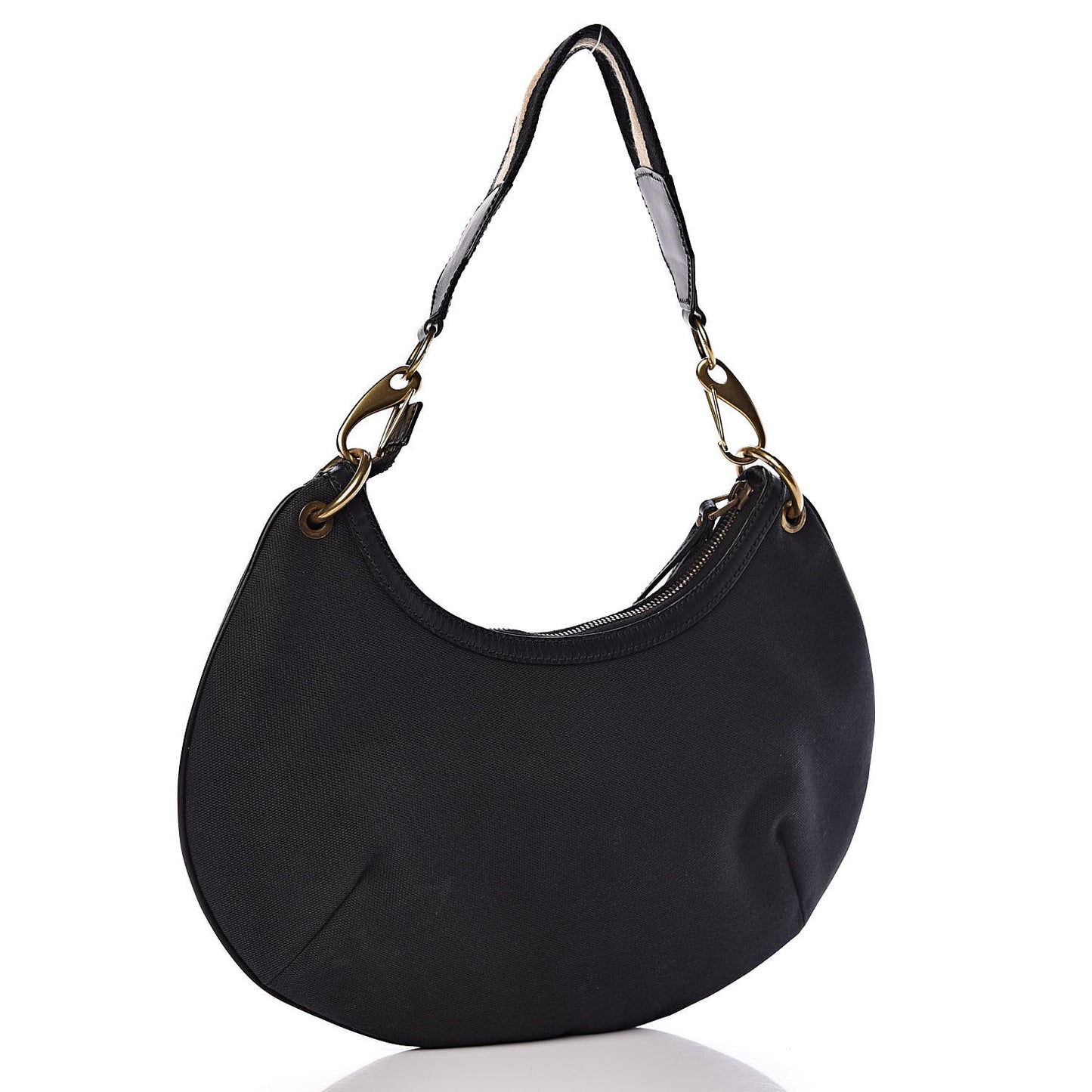 Canvas Web Hobo Black
