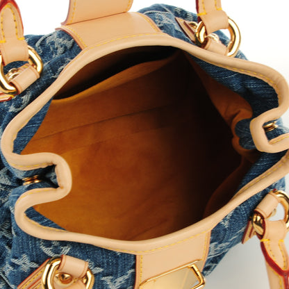Louis Vuitton Monogram Denim Pleaty Blue 5 of 7