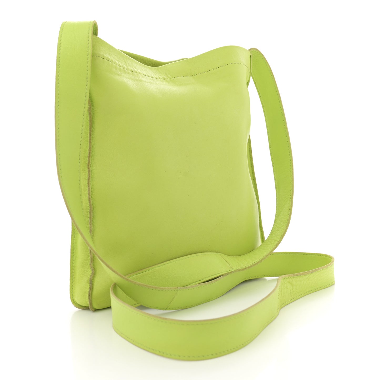 Lambskin Clou De Selle Pouch Kiwi