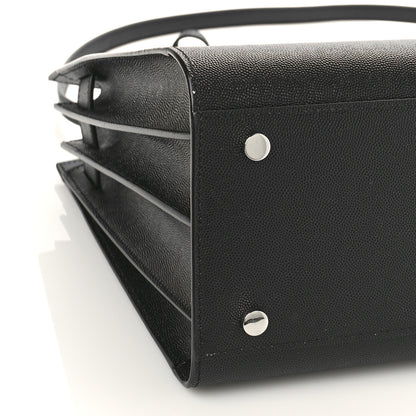 Saint Laurent Grained Calfskin Small Sac De Jour Black 8 of 9
