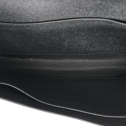 Salvatore Ferragamo Hammered Calfskin Mini Gancini Icona Bag Black 5 of 11