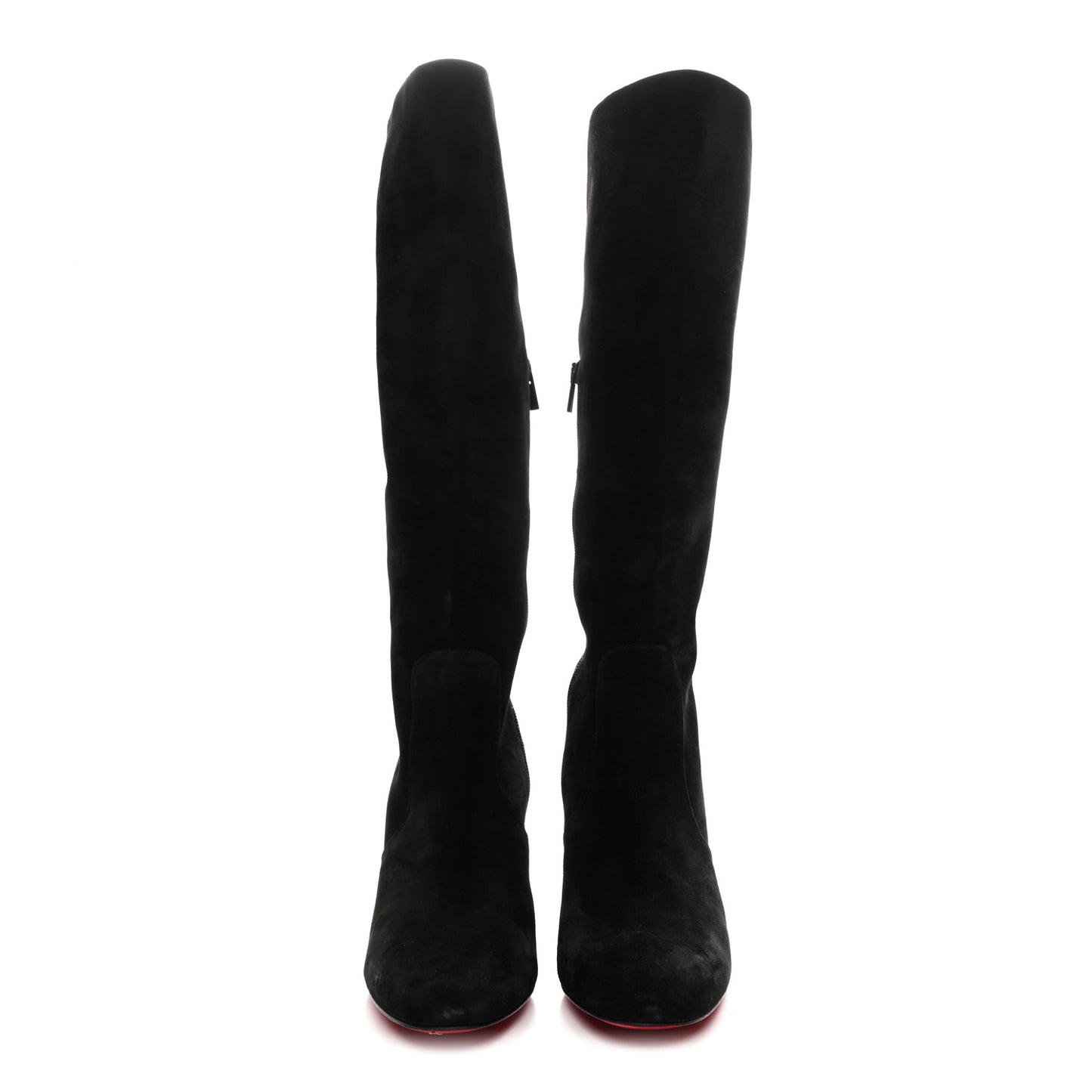 Suede Calfskin Cavalika 85 Boots 41 Black