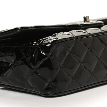 Chanel Patent Quilted Medium Double Flap Black 11 of 15
