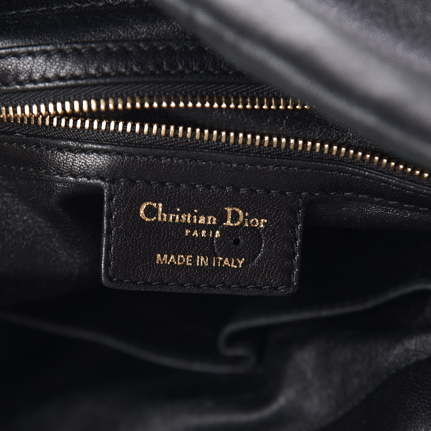 Christian Dior Lambskin Medium Libertine Hobo Black 8 of 14