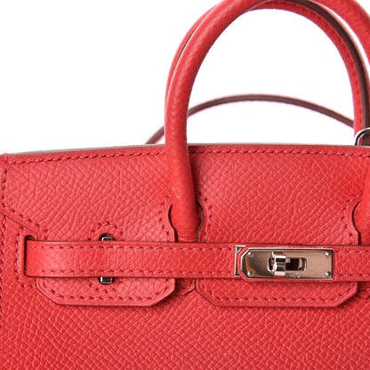 Hermes Epsom Micro Birkin 15 Bougainvillea 11 of 11