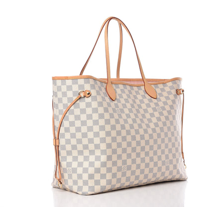 Louis Vuitton Damier Azur Neo Neverfull GM Rose Ballerine 4 of 12