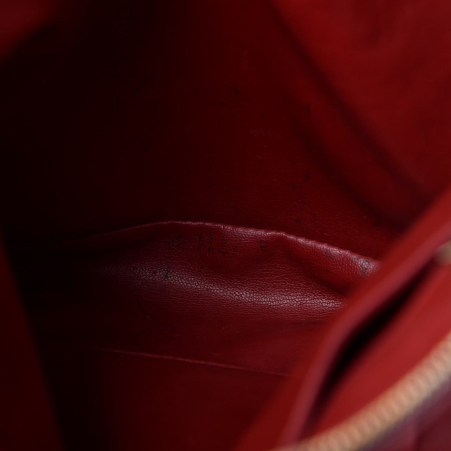 Lambskin Quilted Shoulder Bag Red