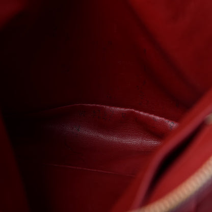 Chanel Lambskin Quilted Shoulder Bag Red 22 of 26