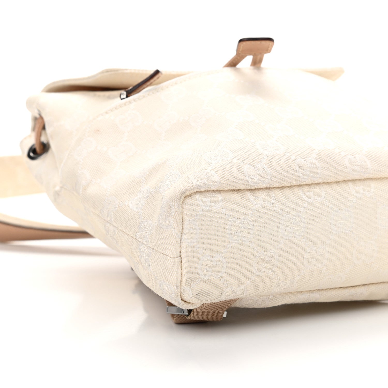 Gucci Nylon Monogram Backpack Off White 10 of 12