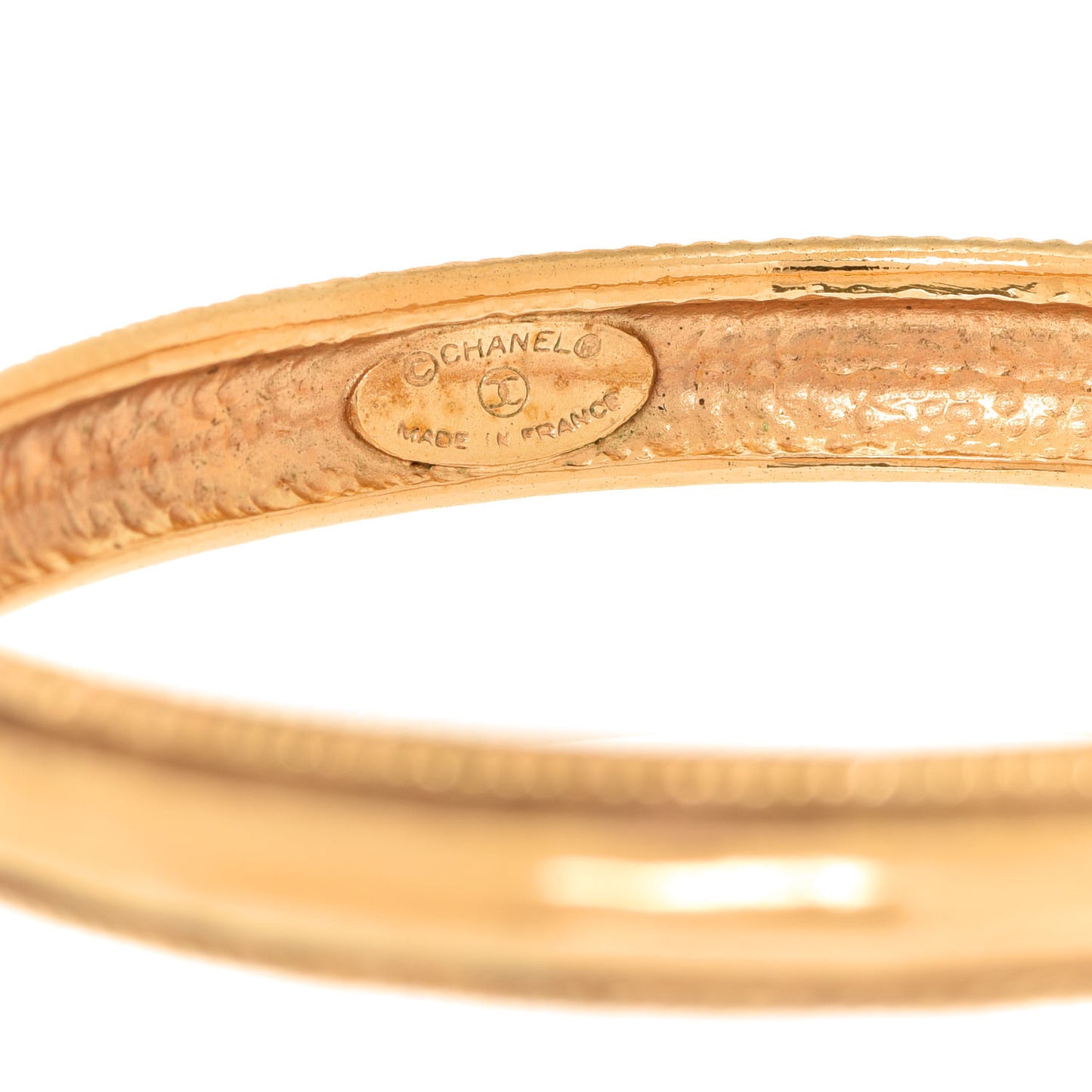 Metal Bangle Set of 2 Gold
