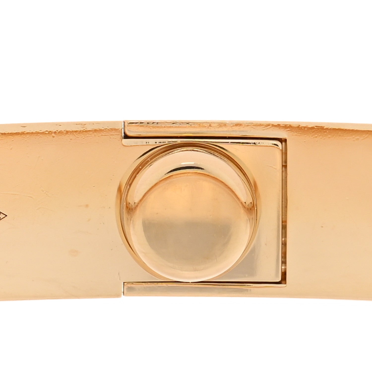 Cartier 18K Yellow Gold 4 Diamond LOVE Bracelet 18 6 of 8