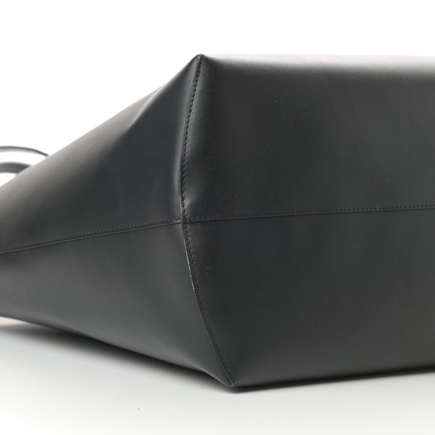 Vitello Ginevra Elaphe Monster Eyes Shopping Tote Black Naturale