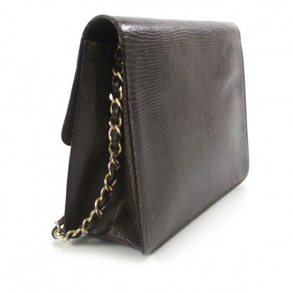 Chanel Lizard Flap Brown 3 of 11