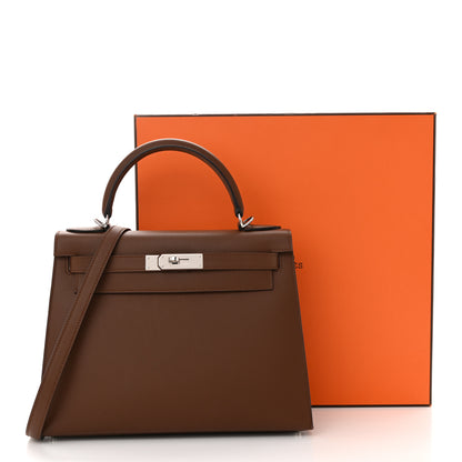 Hermes Sombrero Kelly Sellier 28 Brulee 4 of 14