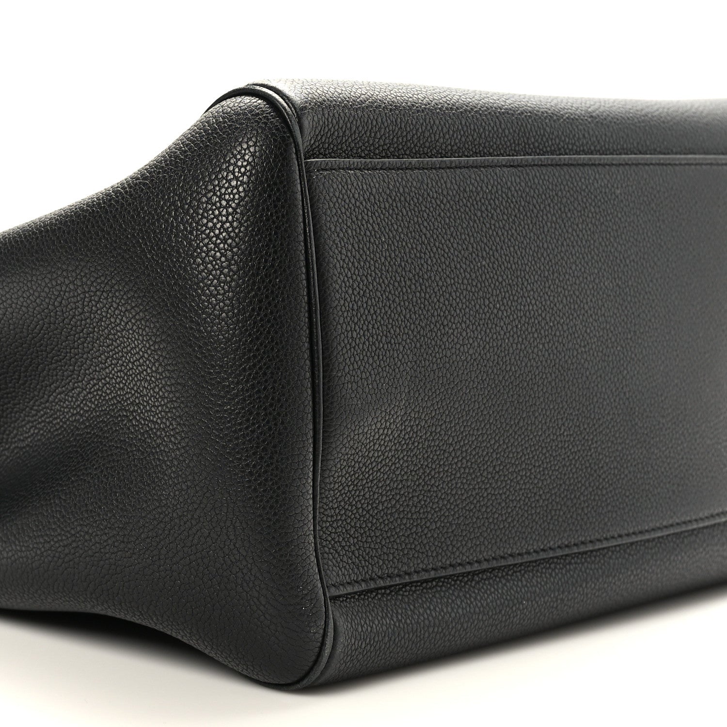 Celine Grained Calfskin Large Soft 16 Bag Black 8 of 9