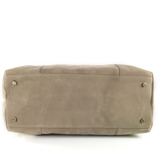 Leather Large Shopping Tote