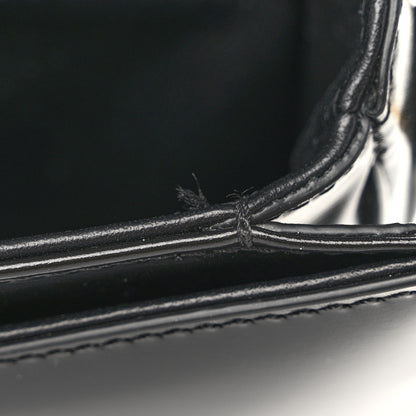 Celine Shiny Calfskin Besace Clea Triomphe Black 10 of 10