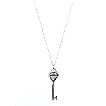 Tiffany Sterling Silver Return To Key Pendant Necklace 1 of 6