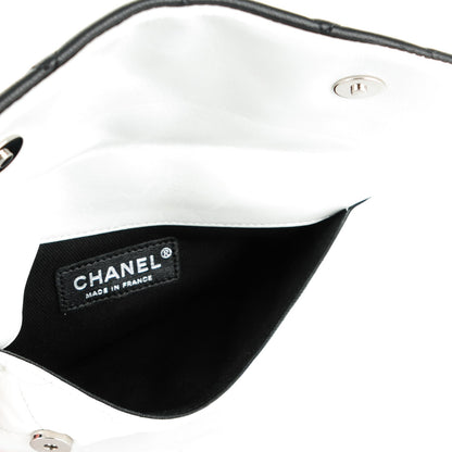 Chanel Lambskin Quilted Double Sided Wallet On Chain WOC White 5 of 9