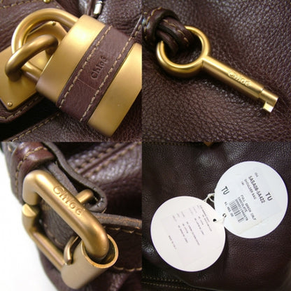 Chloe Leather Paddington XXL Chocolate 10 of 11